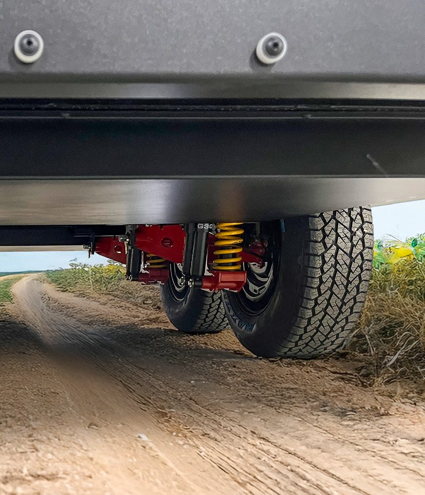 Cruisemaster CRS suspension on the S145 from Imperial Outdoors.
