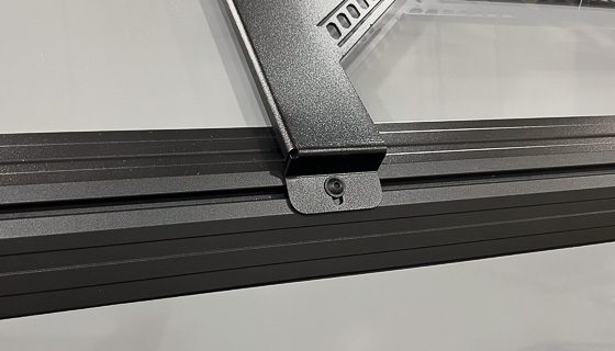 Imperial Outdoors Sport Series custom t-slot extrusion with accessory attached.