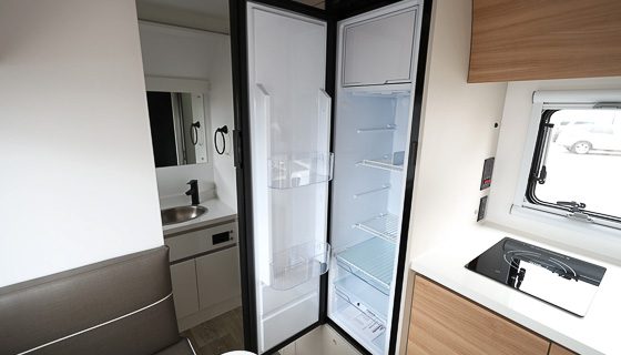 12v fridge and freezer from Idel Webasto installed in the S145 from Imperial Outdoors.