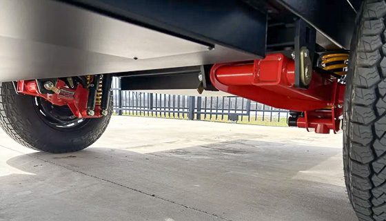 Cruisemaster CRS suspension on the S145 from Imperial Outdoors.