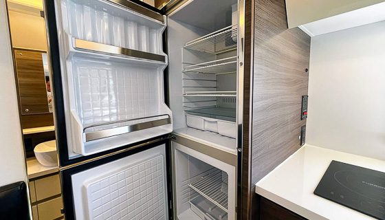 Imperial Outdoors X195 off-grid large stainless refrigerator is an Isotherm Cruise 195 L from Idel Wabasto.